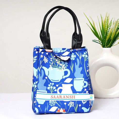 Personalised Life's Printed Canvas Lunch Bag